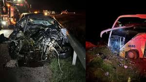 Colisão frontal entre carro e ônibus deixa uma vítima fatal na BR-386, no Noroeste do RS