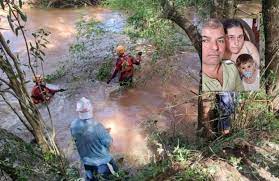 Localizado carro com corpos de pai e filho, vítimas de acidente em Coqueiros do Sul