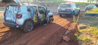 PRF apreende carga com quase 20 mil maços de cigarros em Ijuí