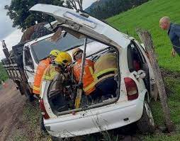 Acidente na RS-305 deixa uma pessoa morta e outra gravemente ferida, em Horizontina